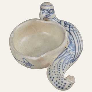 Rare Chu Dau Blue and White 'Phoenix' Water Dropper