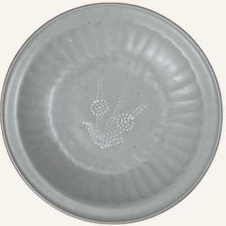 Chinese 'Swatow' Celadon and White Slip Decorated plate