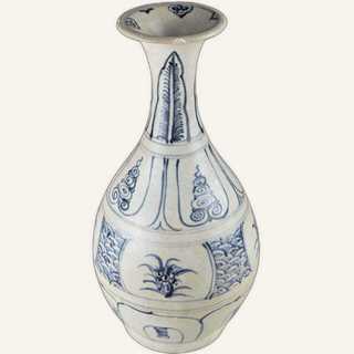 Chu Dau Blue and White Pear-Shaped Vase